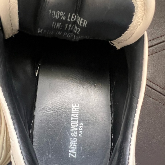 Zadig & voltaire Paris sneakers chunky in cream EU 37 - Picture 6 of 7